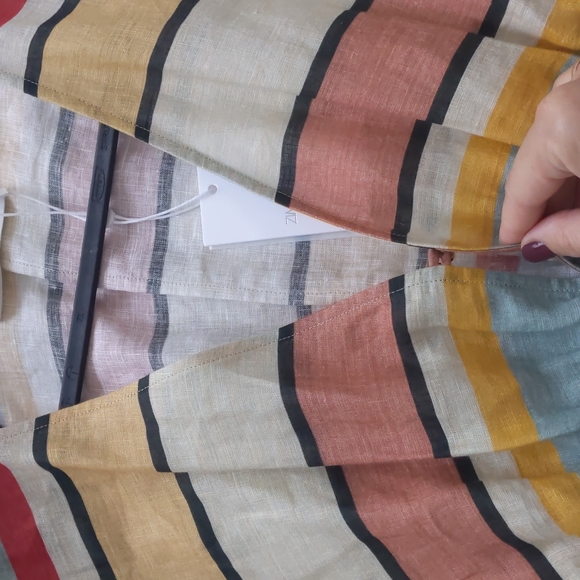 ZIMMERMANN striped linen minidress with pockets - Picture 12 of 14